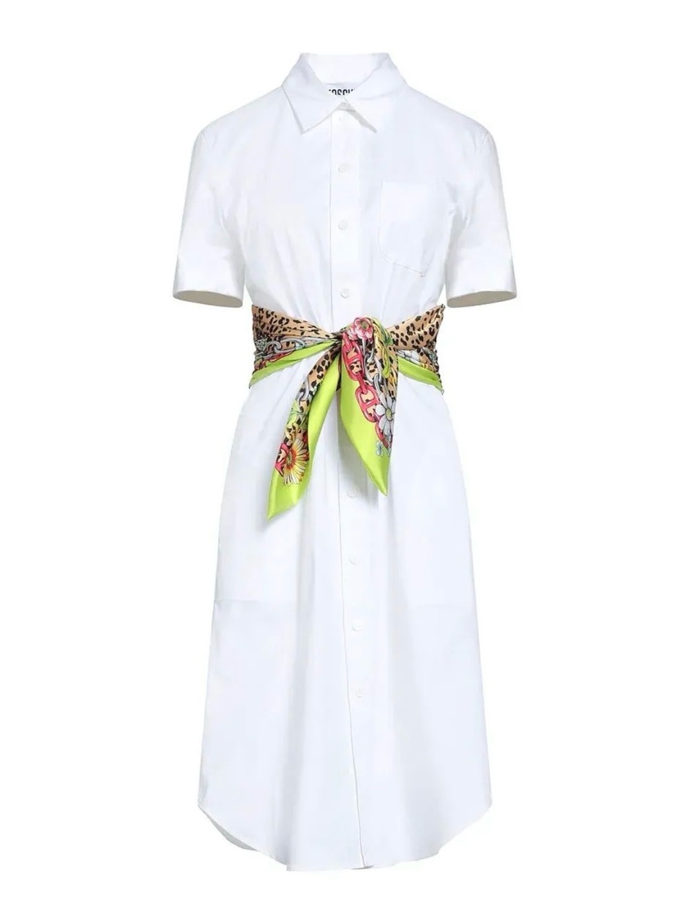 Moschino Couture Tied Shirt Midi Dress